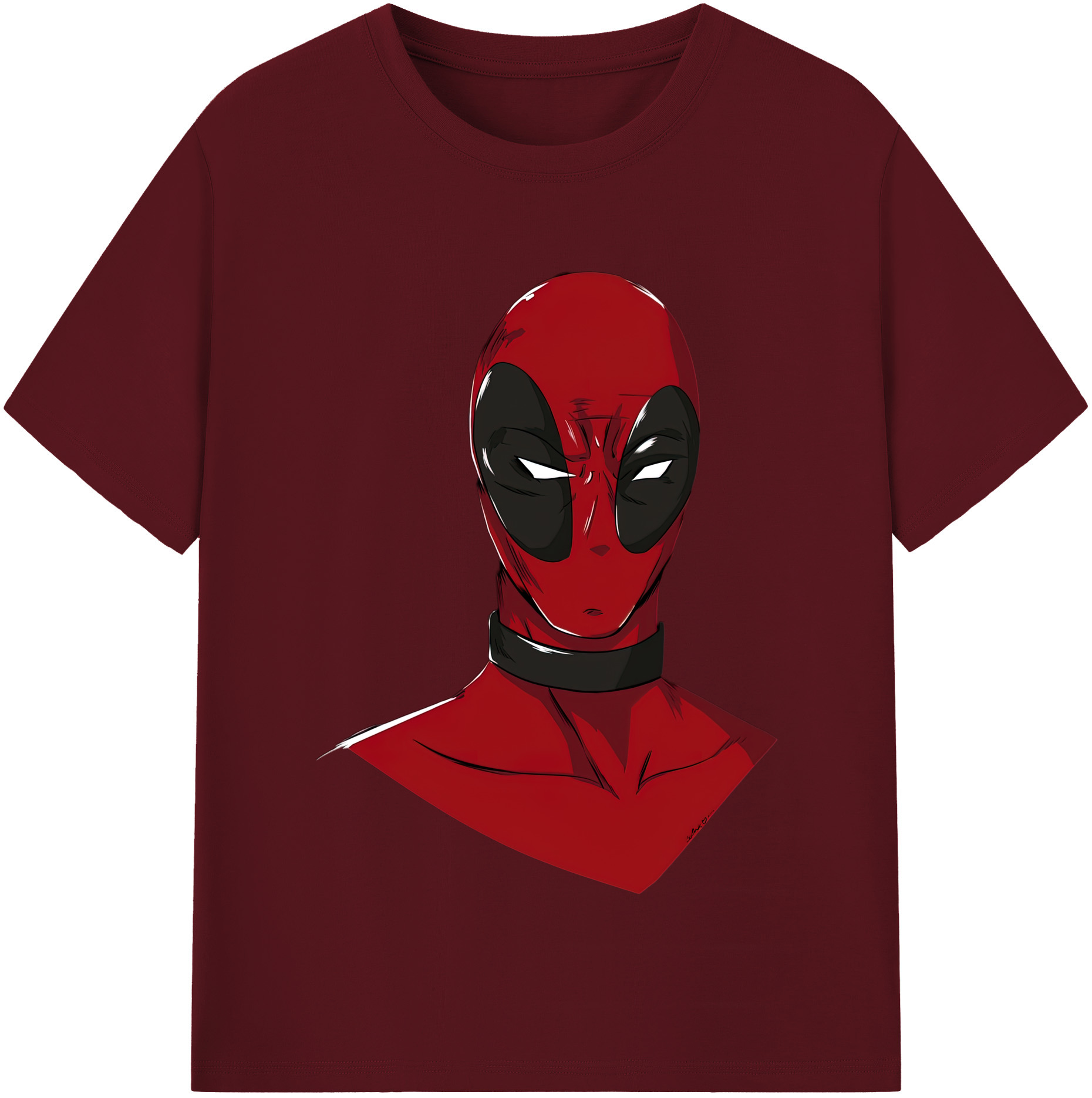 （画像用） Deadpool デッドプール 綿100％半袖Tシャツ（フロントプリント）